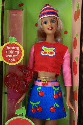 Hey kids!!!! You too can play with Barbies yummy scented cherry!
