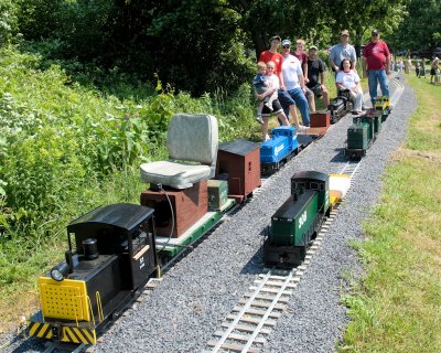 one-inch trains