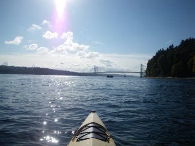 Approaching Tacoma Narrows Bridge