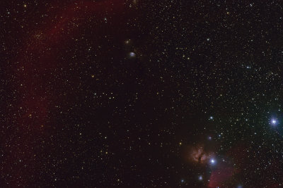 M78 with Barnhards Loop and Flame nebula