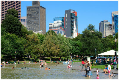 The Frog Pond at Boston Common