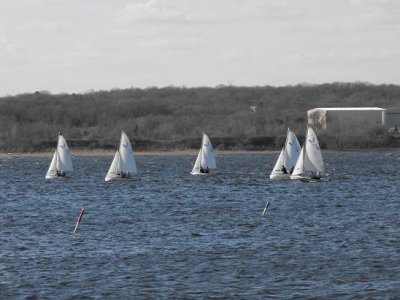 Boats at Dighton Rock State Park.