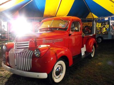 The 1947 Chevy pickup.