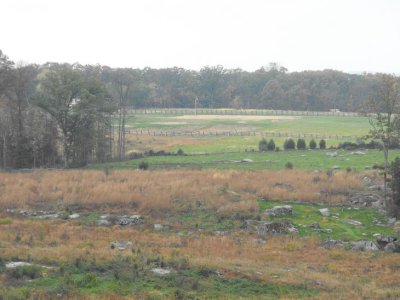 Another view of the farmland, just to get a sense of the scope of this battle.