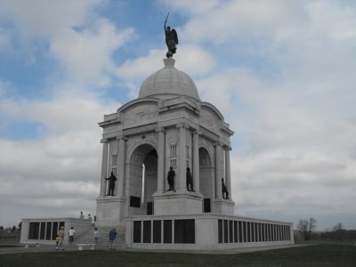 Pennsylvania's monument to its fighting men. By far the largest of the over 1600 monuments in the 6000 acre park.
