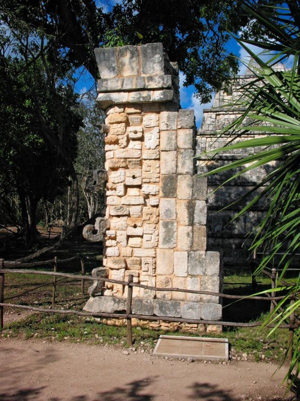 Ossuary Stone Masks, Chichen Itza, Mexico