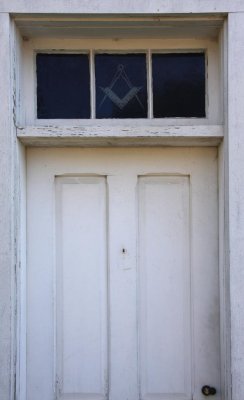 Door To Masonic lodge