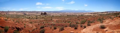 From The Courthouse Towers Viewpoint, Arches National Park, Moab, Utah