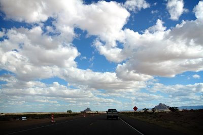 Road Scene On Way To Gallup, NM