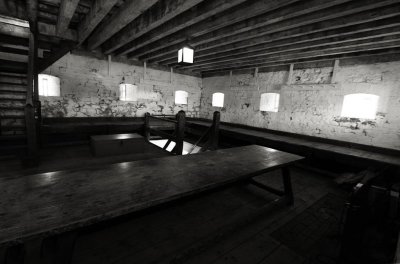 Enlisted Men's Beds, The North Redoubt, Old Fort Niagara, Youngstown, NY