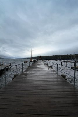 Dock, Seneca Lake, Watkins Glen, New York