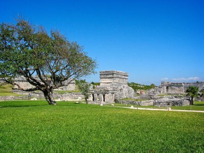 Temple of the Frescoes, Tulum, Mexico