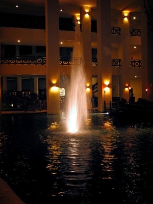 Fountain At Lobby Bar, Occidental Grand Xcaret, Xcaret, Mexico