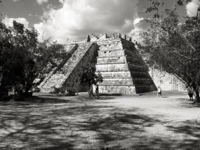 Temple of the Ossuary (Osario), Chichen Itza, Mexico