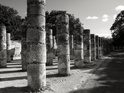Temple of 1000 Columns, Chichen Itza, Mexico