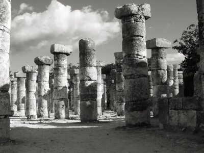 Temple of 1000 Columns, Chichen Itza, Mexico