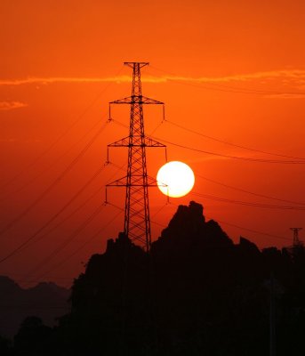 Power full sunset