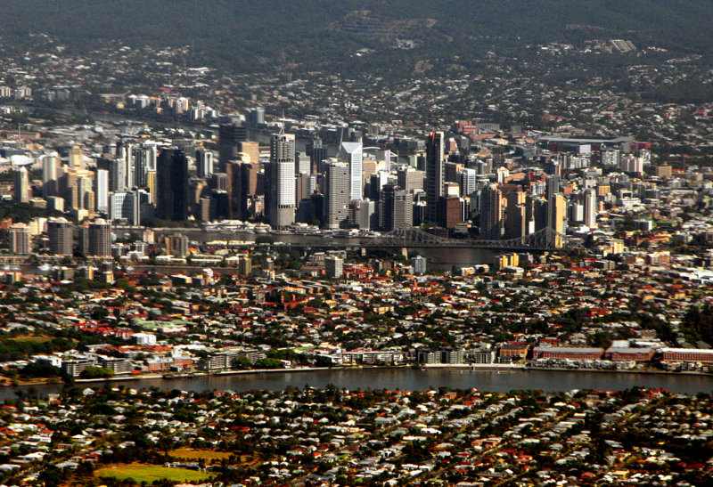 Downtown Brisbane (Aerial)