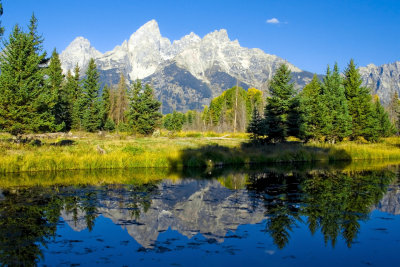 Grand Tetons from Schwabacher's Landing