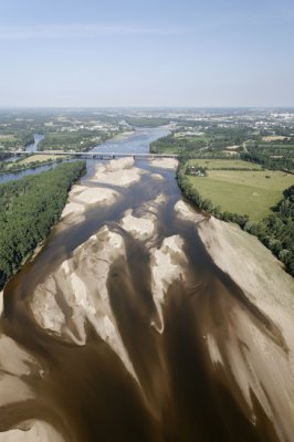 Photo aérienne de la Loire