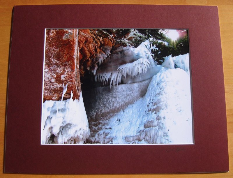 Ice Caves (matted print)