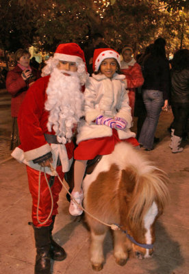 Hey, I thought Santa only rode reindeers!:-)