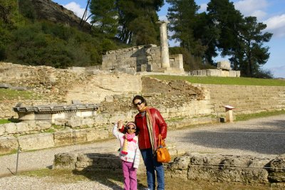 Another perspective of the Alter at the Temple of Hera - the source of the Olympic flame to the present day.