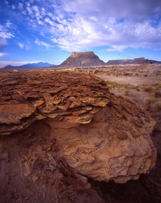 Factory Butte, Luna Mesa, Utah