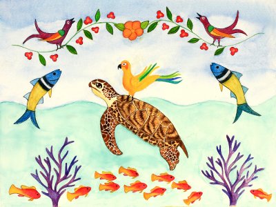 Birdie and the Sea Turtle