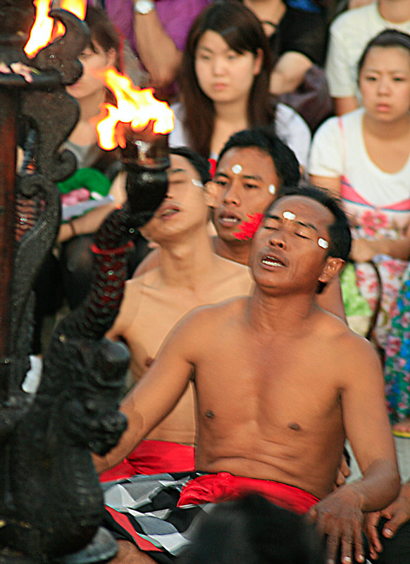 Sunset dance at Uluwatu Temple