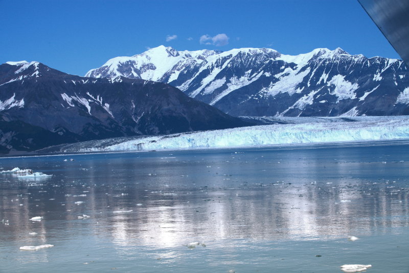 Approaching Hubbard Glacier
