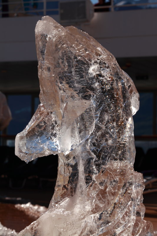 Making ice sculptures