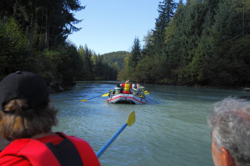 Rafting at Mendenhall