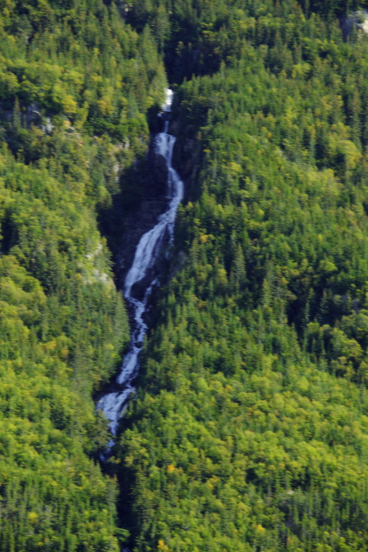 Boating down Lynn Fjord