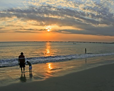 Sunset at Jimbaran Bay