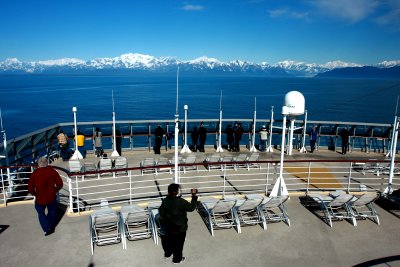 Approaching Hubbard Glacier
