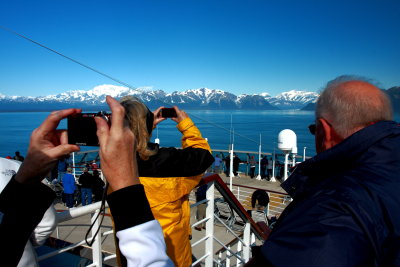 Approaching Hubbard Glacier