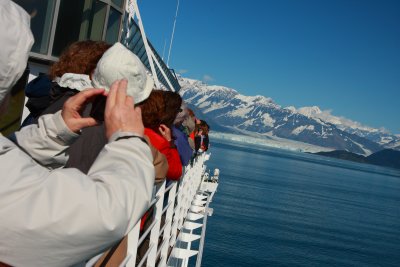 Approaching Hubbard Glacier