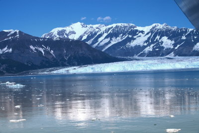 Approaching Hubbard Glacier