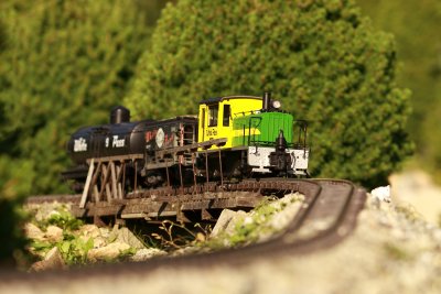 Model Train in Skagway