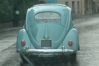 1956 VW Coccinelle - pluie