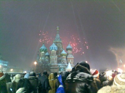 new year  - red square, 2011