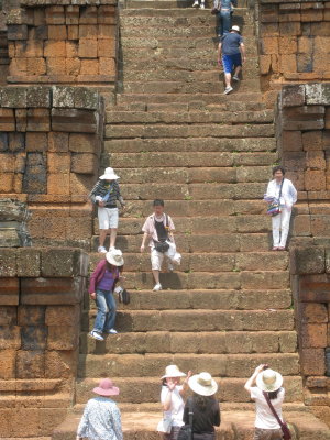 Angkor stairs