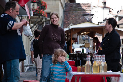 Le march de Fribourg (Suisse - Switzerland)