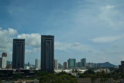 Waikiki and Diamond Head