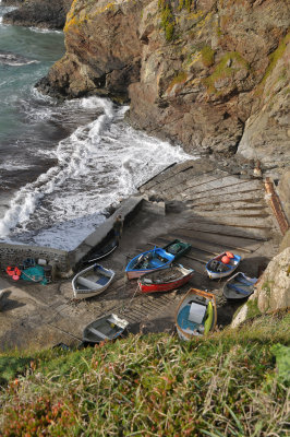 Boats at Lizard Point