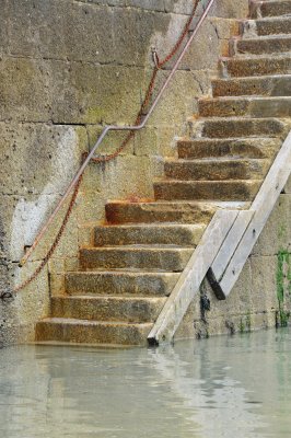 Steps on Smeatons Pier - St.Ives