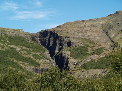 Botns fellur r Hvalvatni og hefur mynda mynda Glym, hsta foss landsins