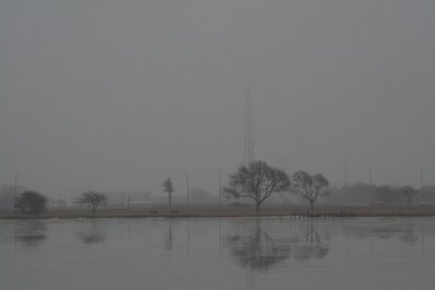 Foggy, Misty Morning at Oak Lake