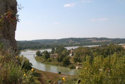 Niobrara River Overlooking the Meadville Bridge